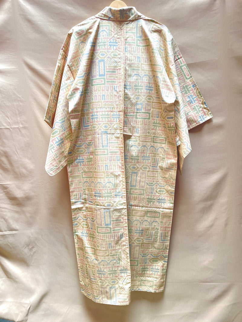 Kimono Single Layer Woven Tsumugi Cool Shapes