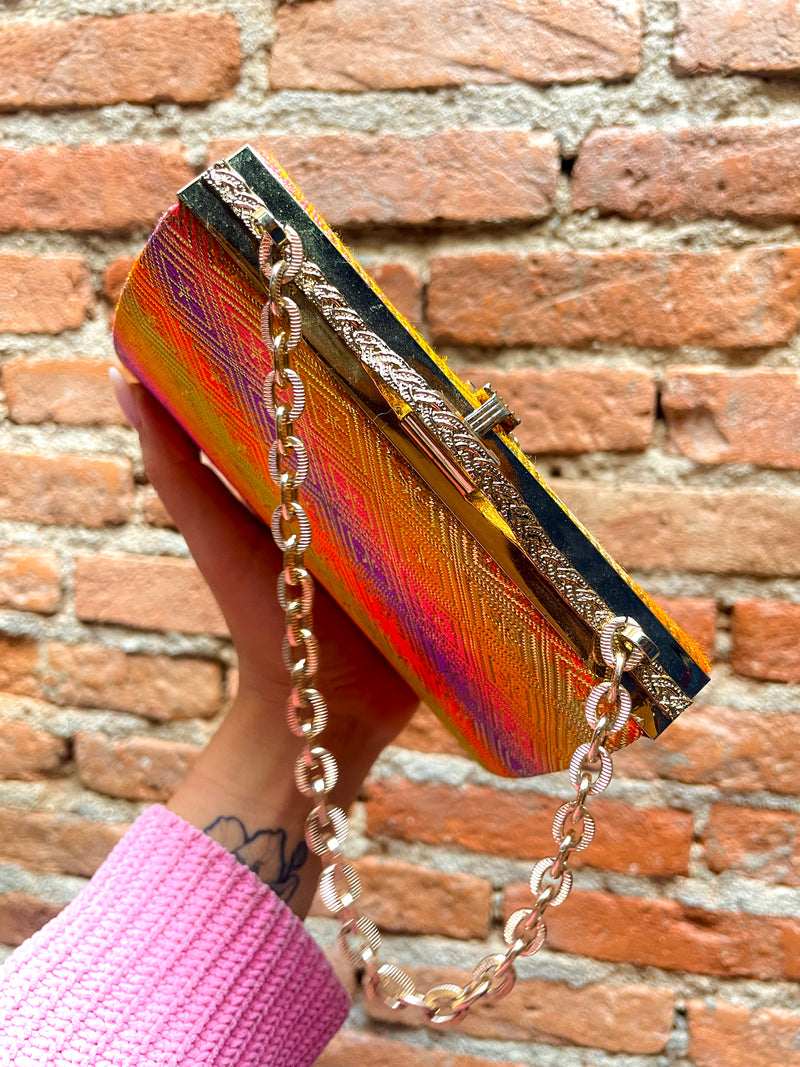 Kimono Handbag Muticolored Pattern