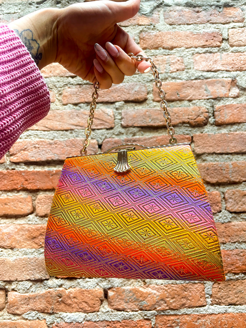 Kimono Handbag Muticolored Pattern
