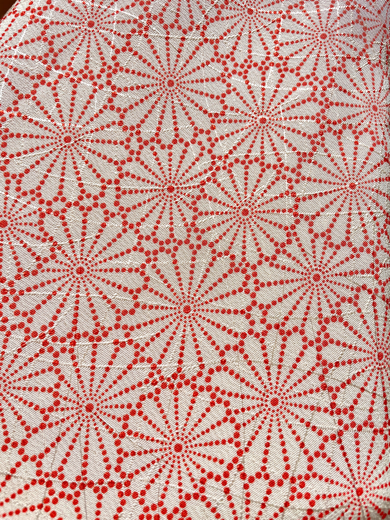 Kimono Chrysantemus Patterns in Salmon Orange