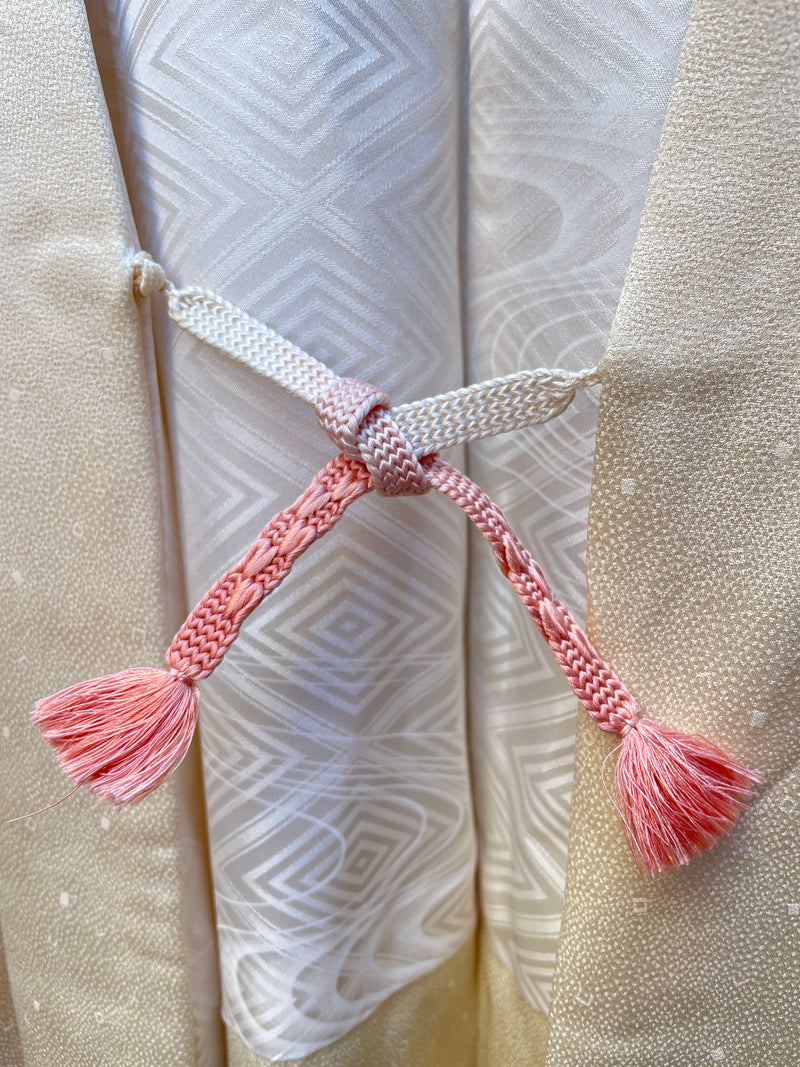 Haori Jacket in Dreamy Yellow Silk
