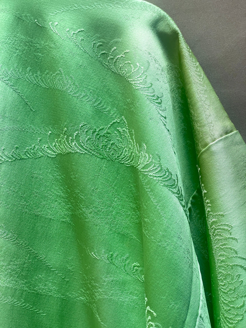 Kimono Long Vibrant Green (Hemmed)