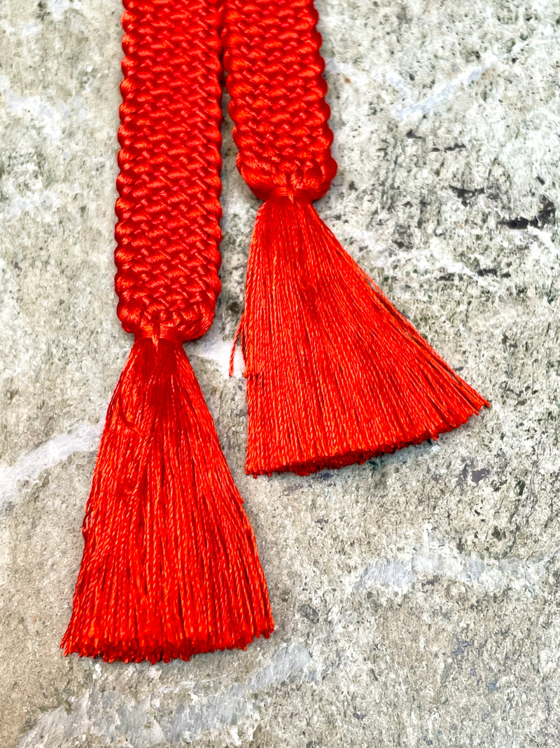 Obijime Ombre From Red to White in Silk