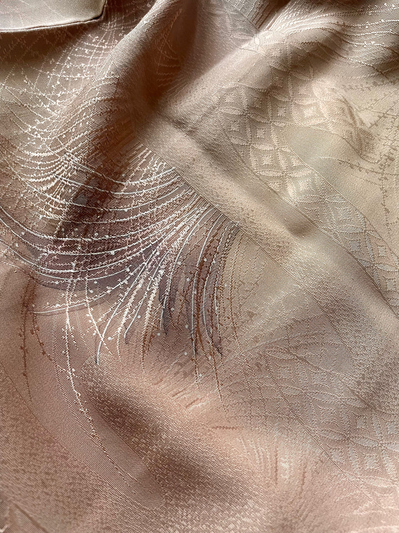 Kimono One Layer Pale Dusty Lilac in Silk