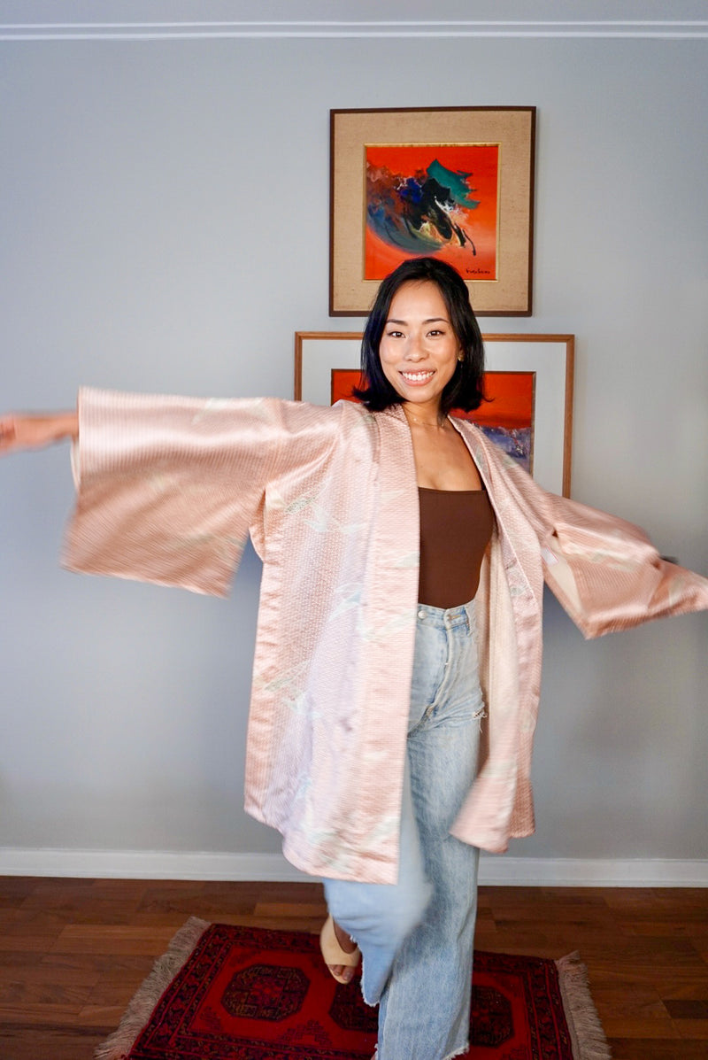 Short Kimono Single Layer Tiny Stars