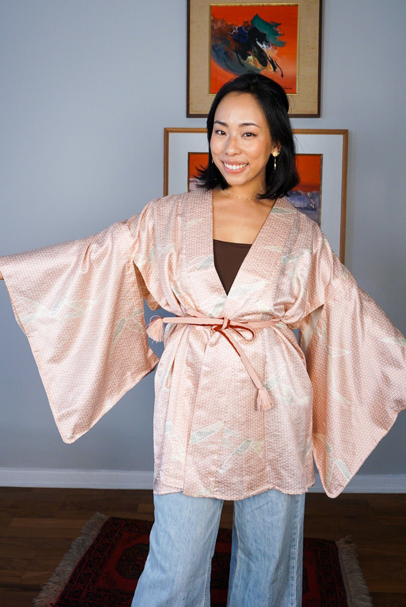Short Kimono Single Layer Tiny Stars