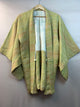 Haori Maccha with Textures in SIlk