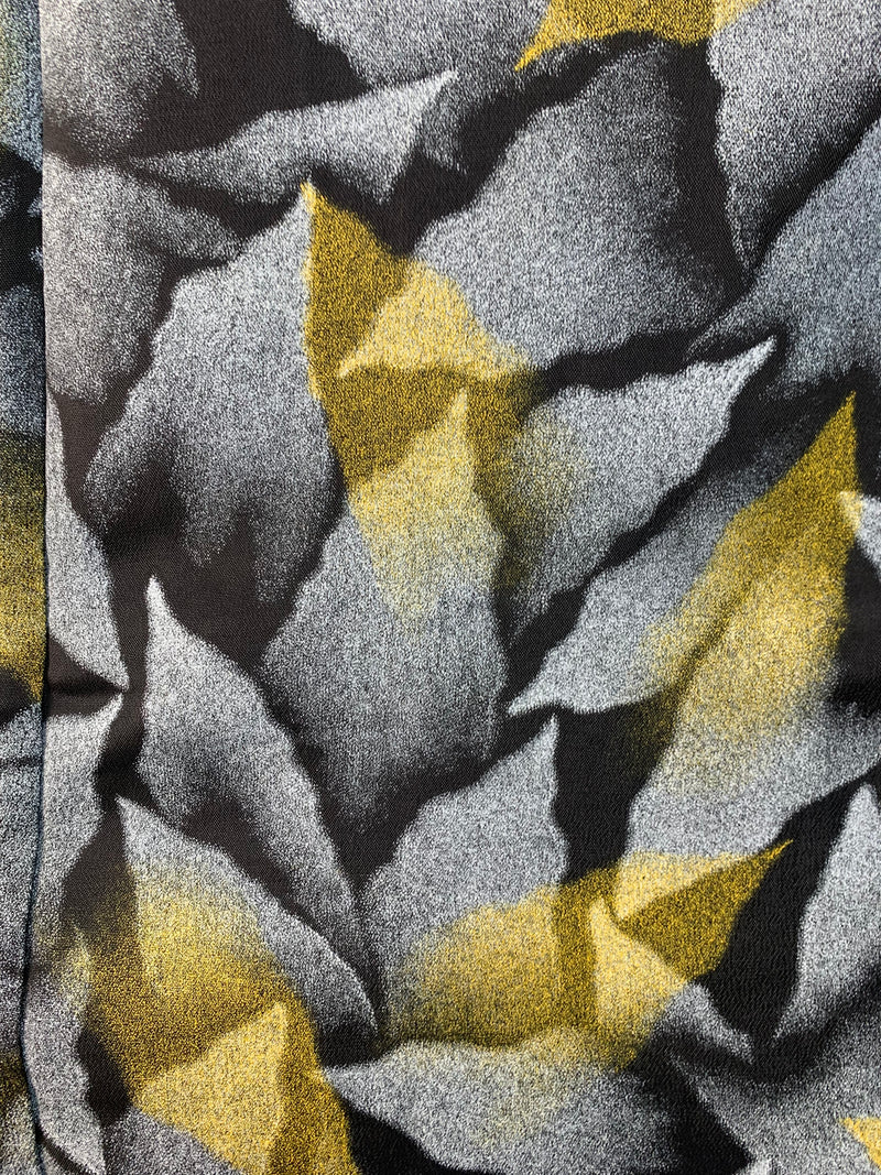 Haori Vintage Plute in Grey and Yellow