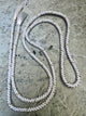 Obijime Round Braided Pale Blue with Gold in Silk