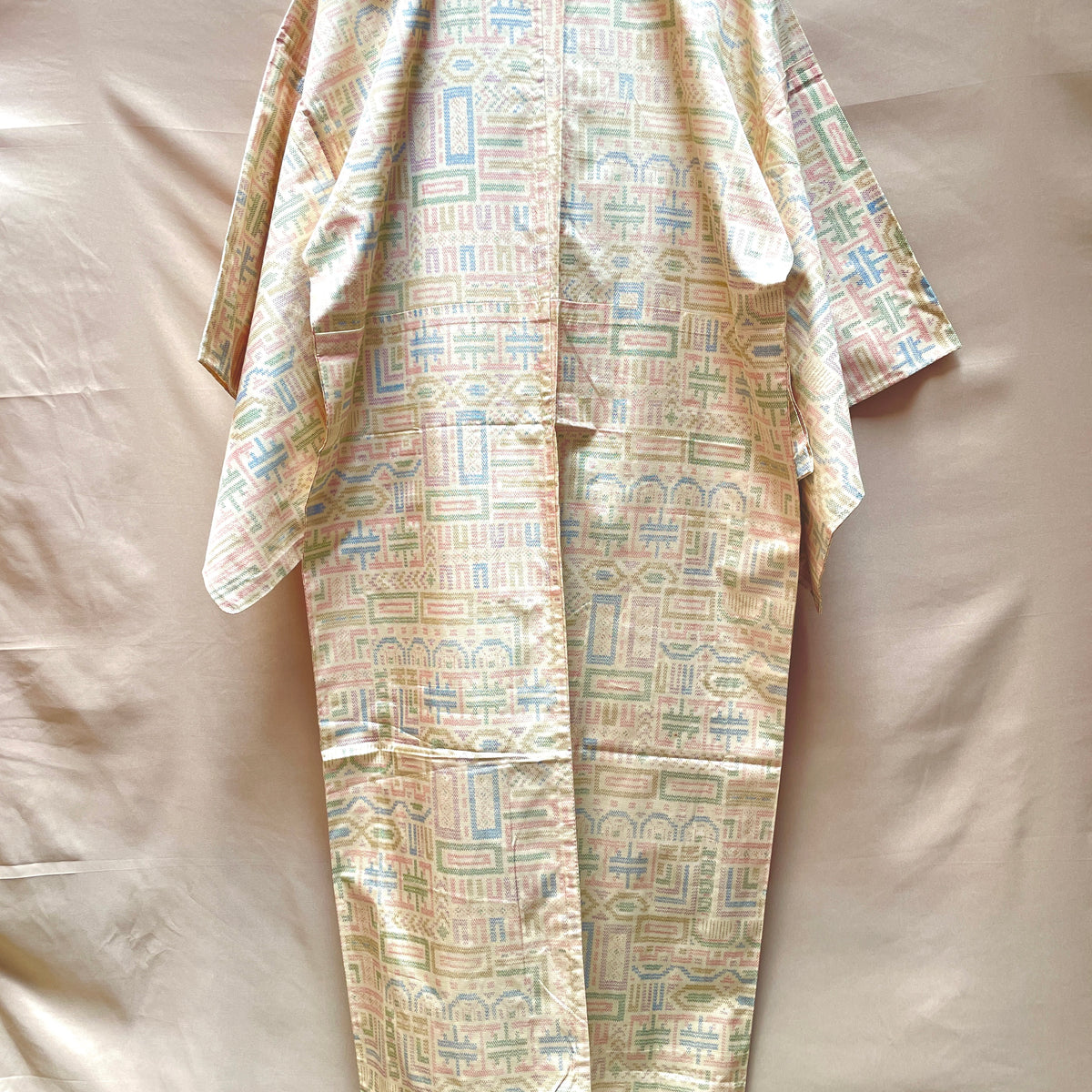 Kimono Single Layer Woven Tsumugi Cool Shapes