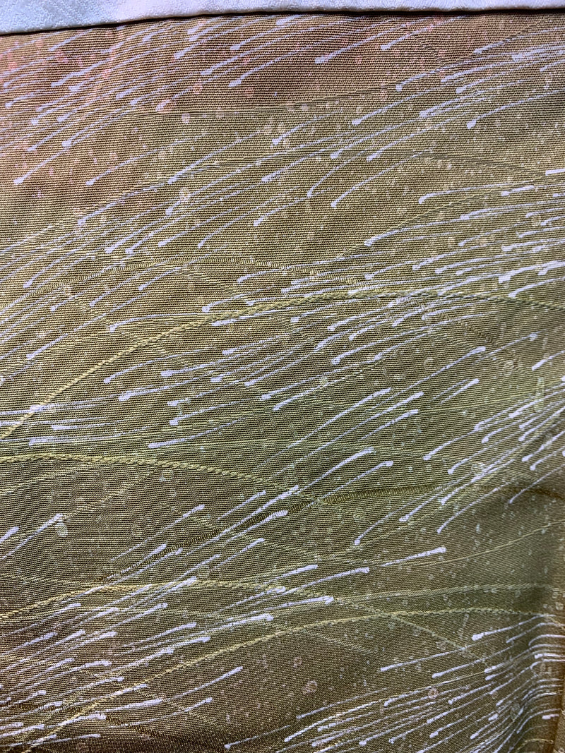 Haori Maccha with Textures in SIlk