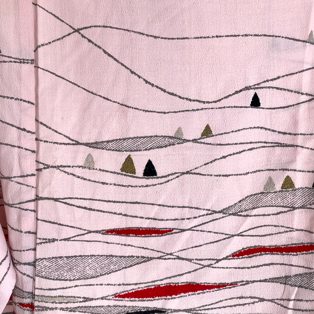 Haori Pastel Pink Crayon in Mixed Silk