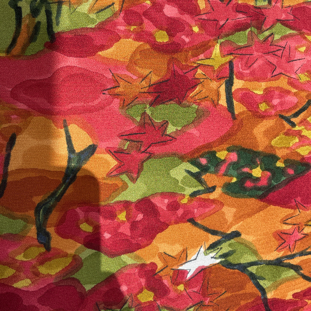 Haori Painted Red Autumn Momiji