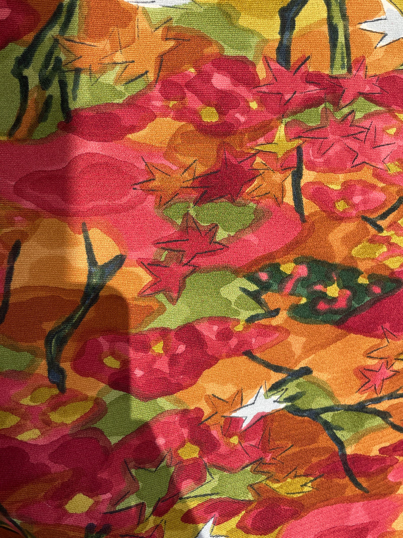 Haori Painted Red Autumn Momiji