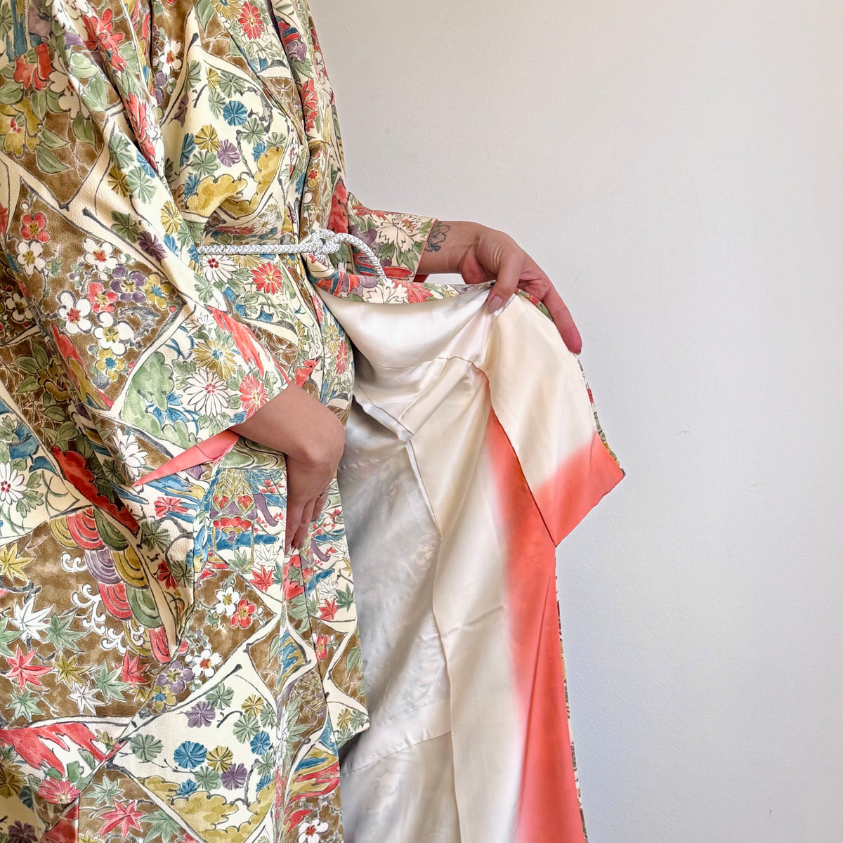 Kimono Primavera Drawings Japanese Flowers