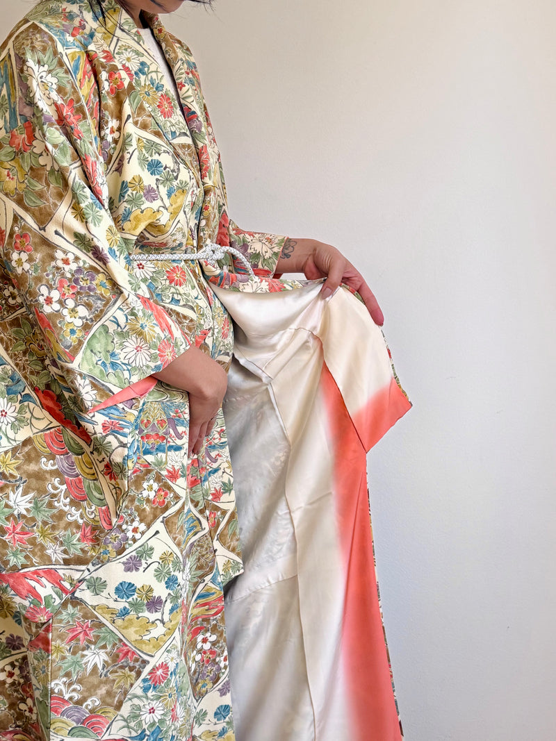 Kimono Primavera Drawings Japanese Flowers