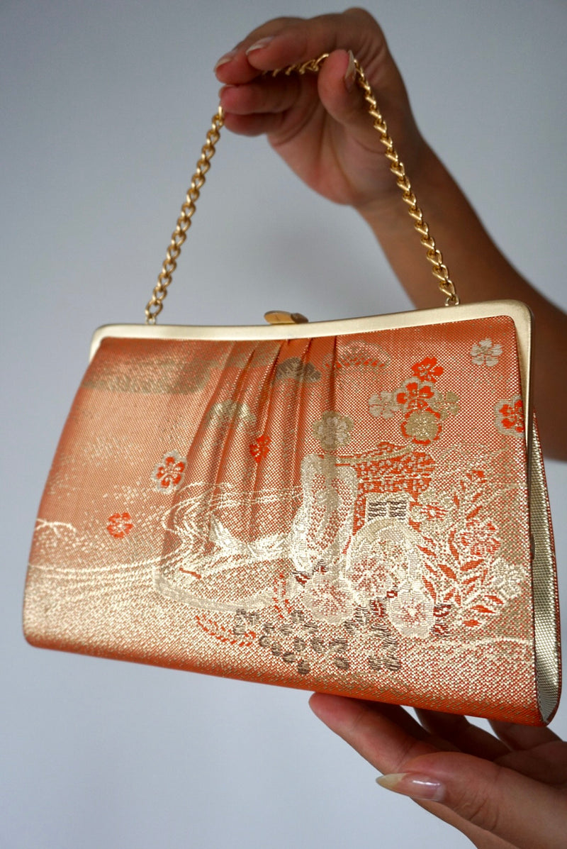 Handbag Japanese Carriage in Orange
