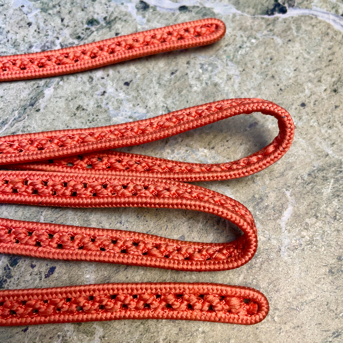 Obijime Belt Flat Braided in Mauve Pink Silk