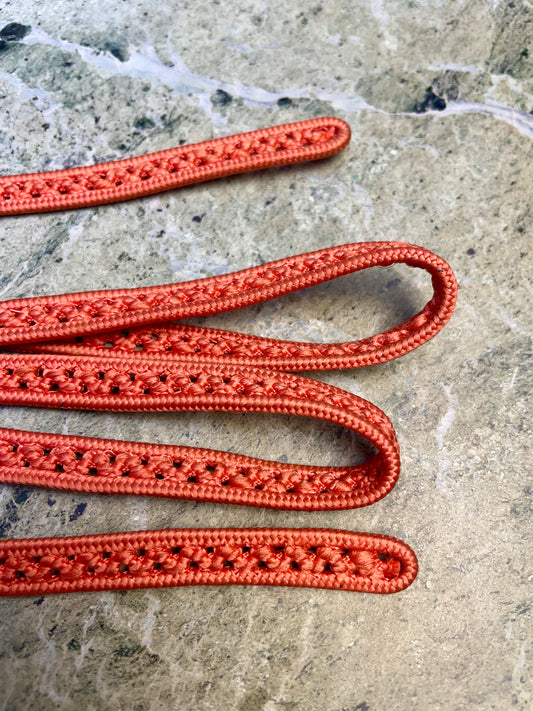 Obijime Belt Flat Braided in Mauve Pink Silk