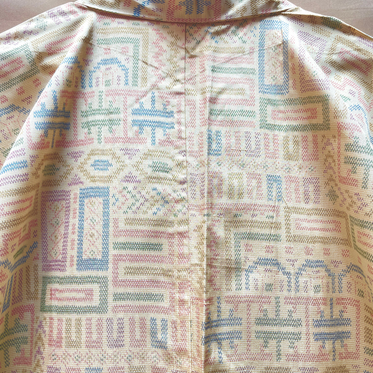 Kimono Single Layer Woven Tsumugi Cool Shapes