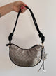 AIKO BAG Silver and Gold Sakura from Japanese Obi sash