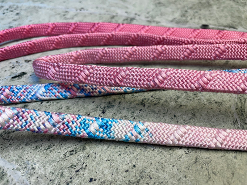 Obijime Belt Flat Blue and Pink Ombre in Silk