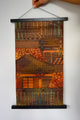 Japanese Roofs: Obi Wall Hanger Decor