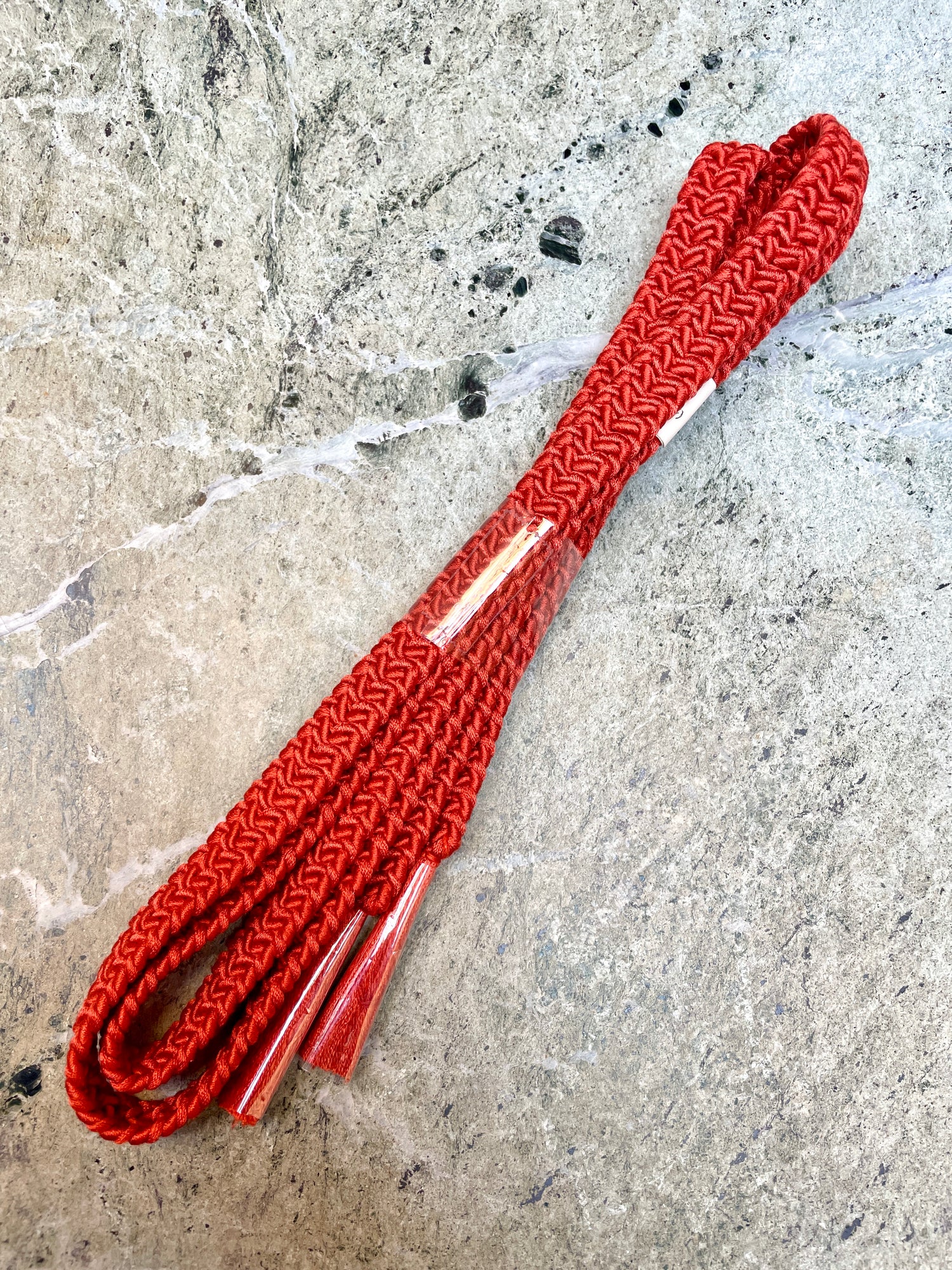 Obijimen Belt Burnt Orange in Silk