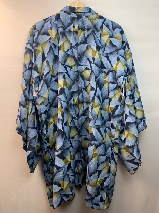 Haori Vintage Plute in Grey and Yellow