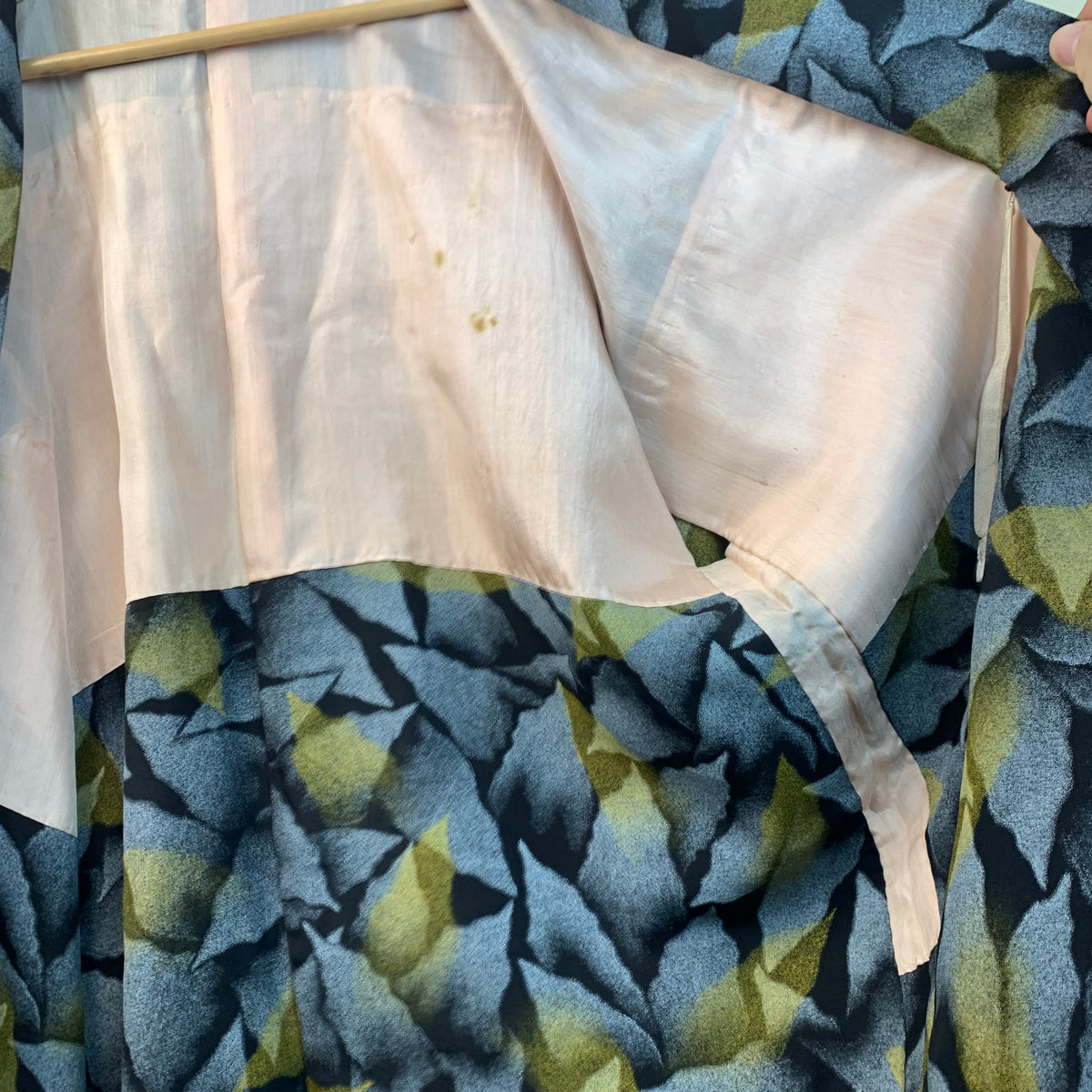 Haori Vintage Plute in Grey and Yellow