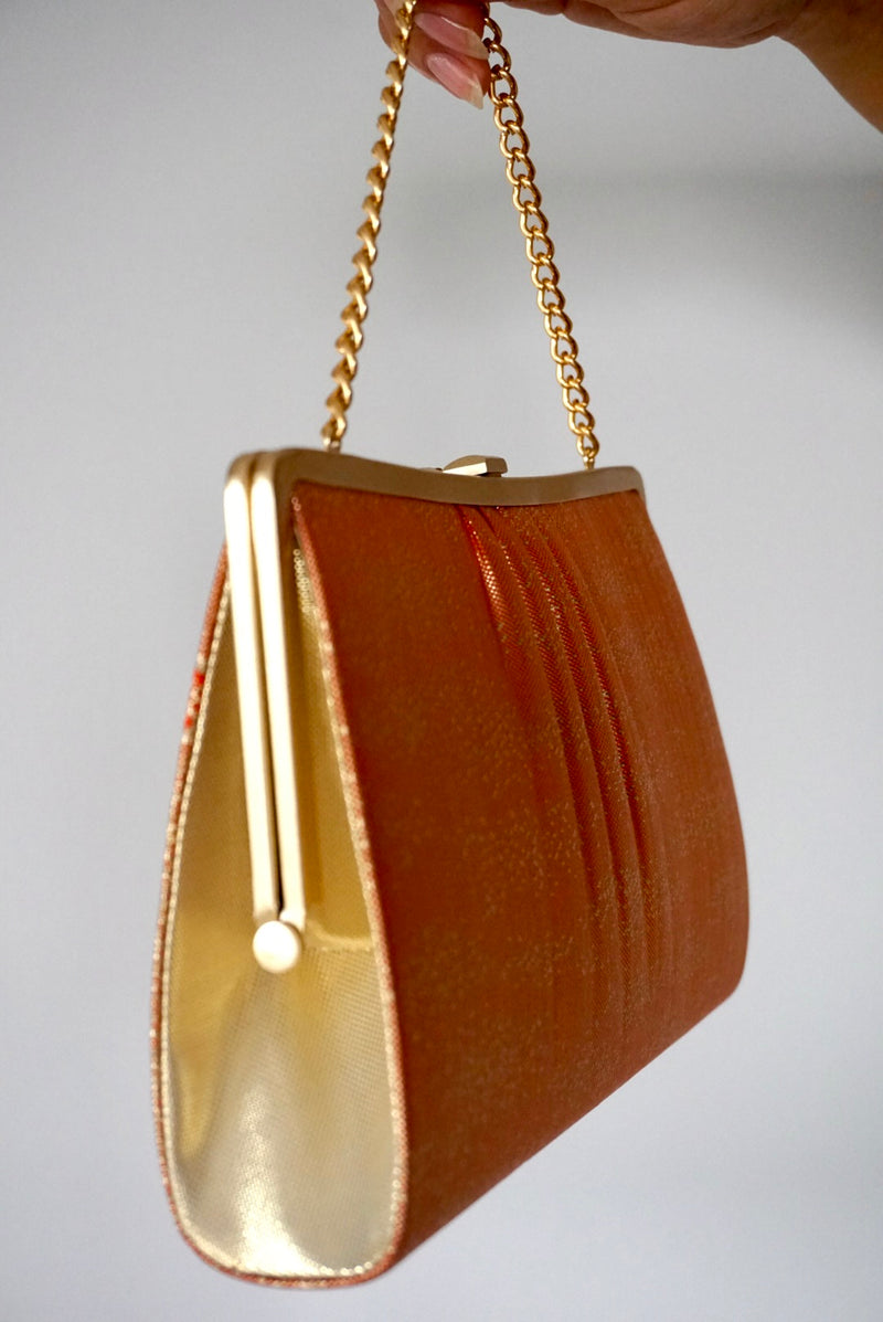 Handbag Japanese Carriage in Orange