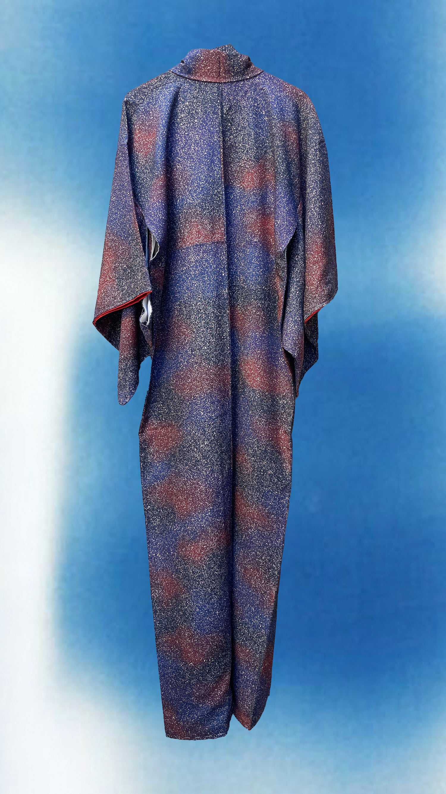 Kimono Dark Blue and Brown Universe