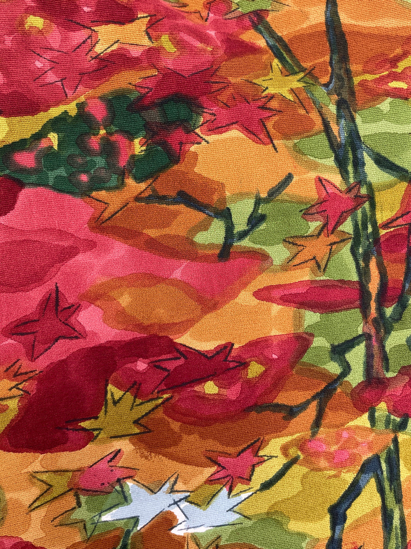 Haori Painted Red Autumn Momiji