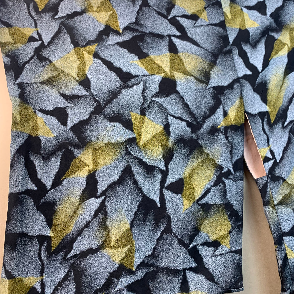 Haori Vintage Plute in Grey and Yellow