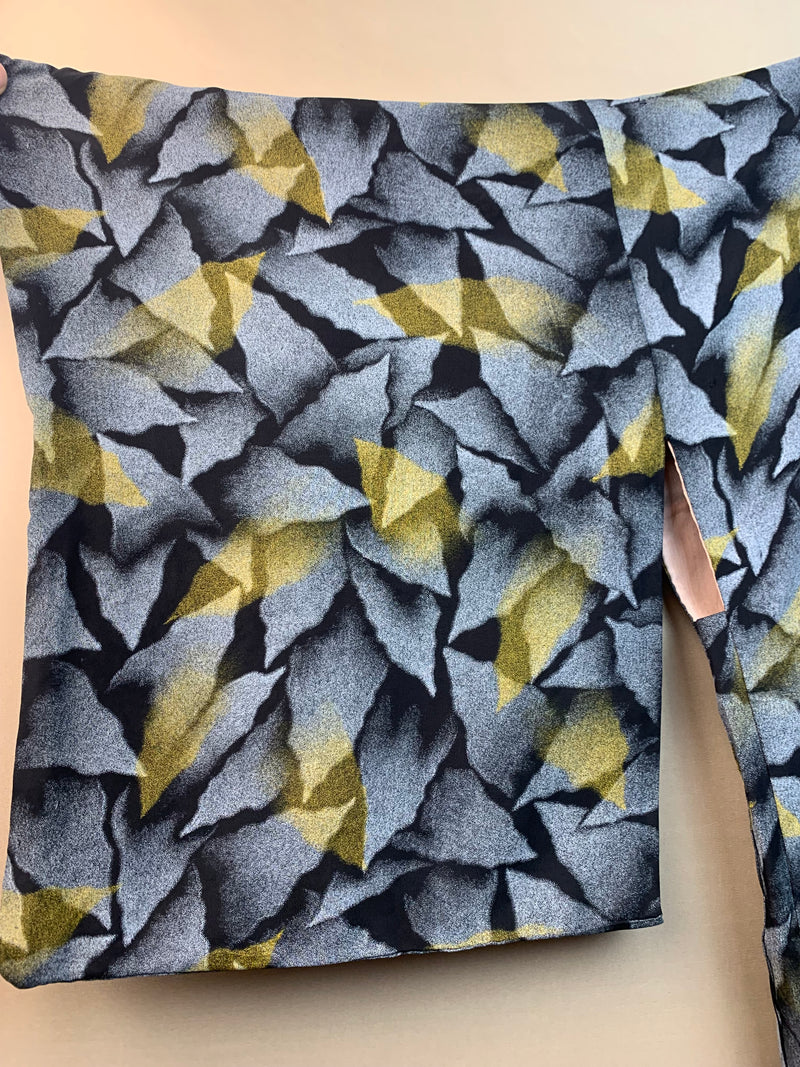 Haori Vintage Plute in Grey and Yellow