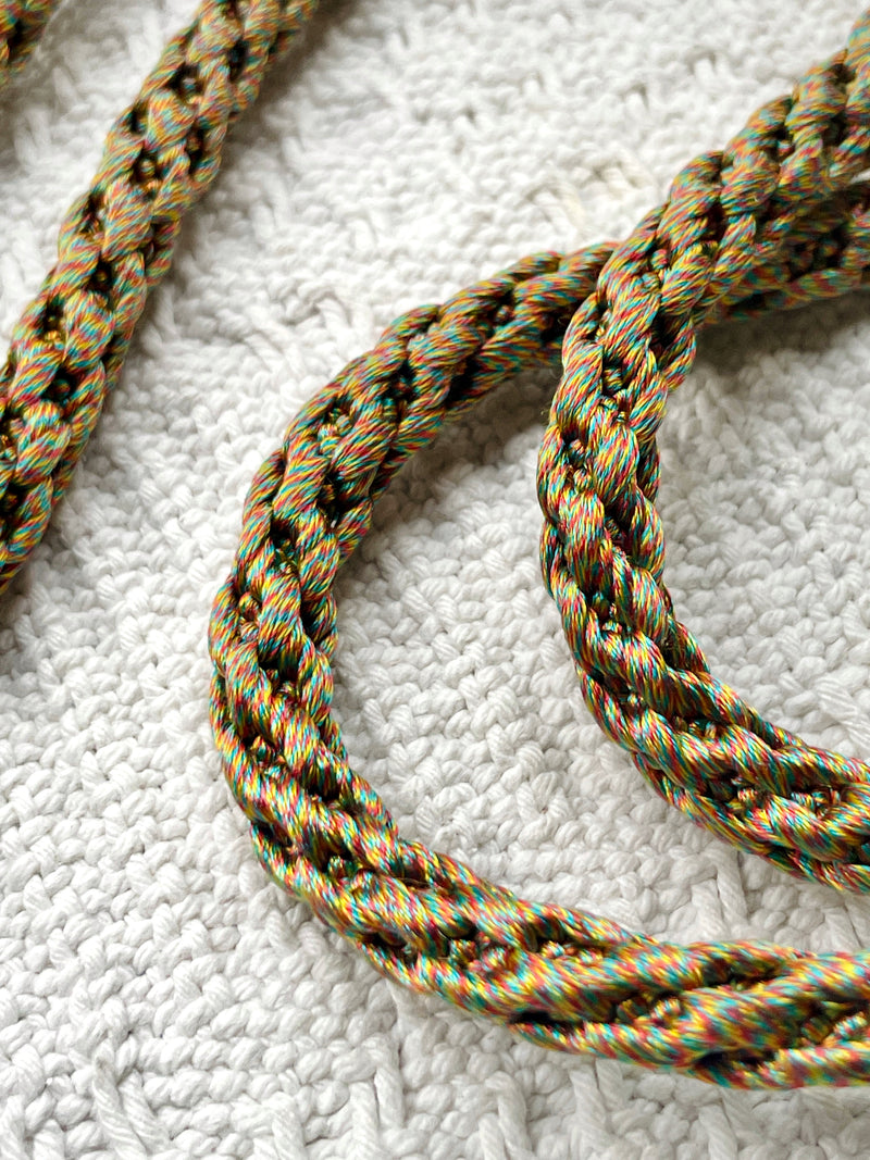 Obijime Belt Multicolor Moss in Silk