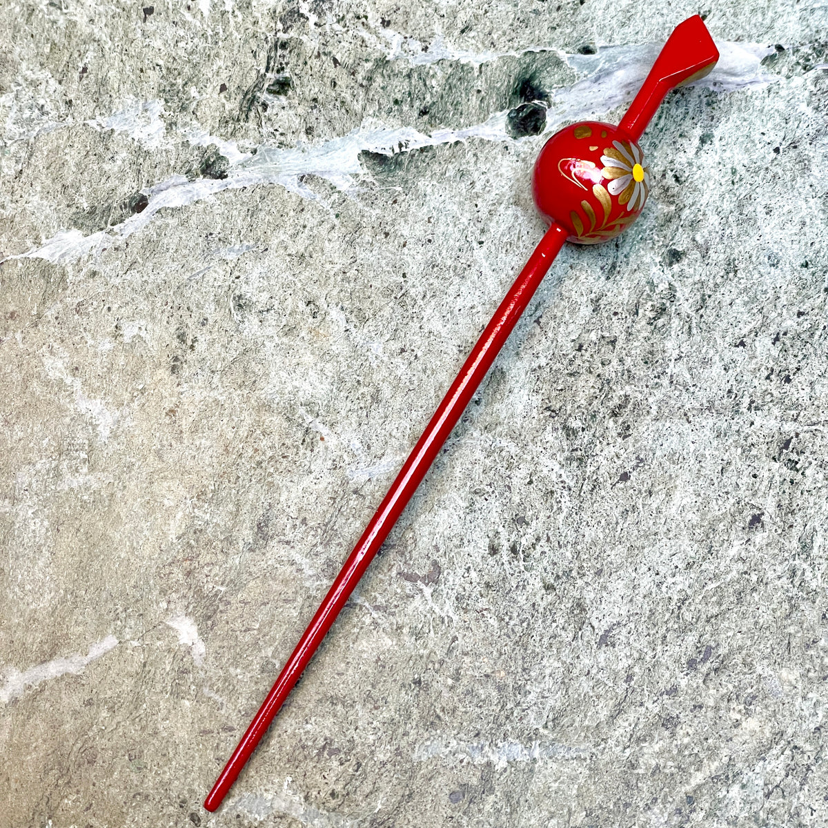 Hair Accessory Tama Ball with Red