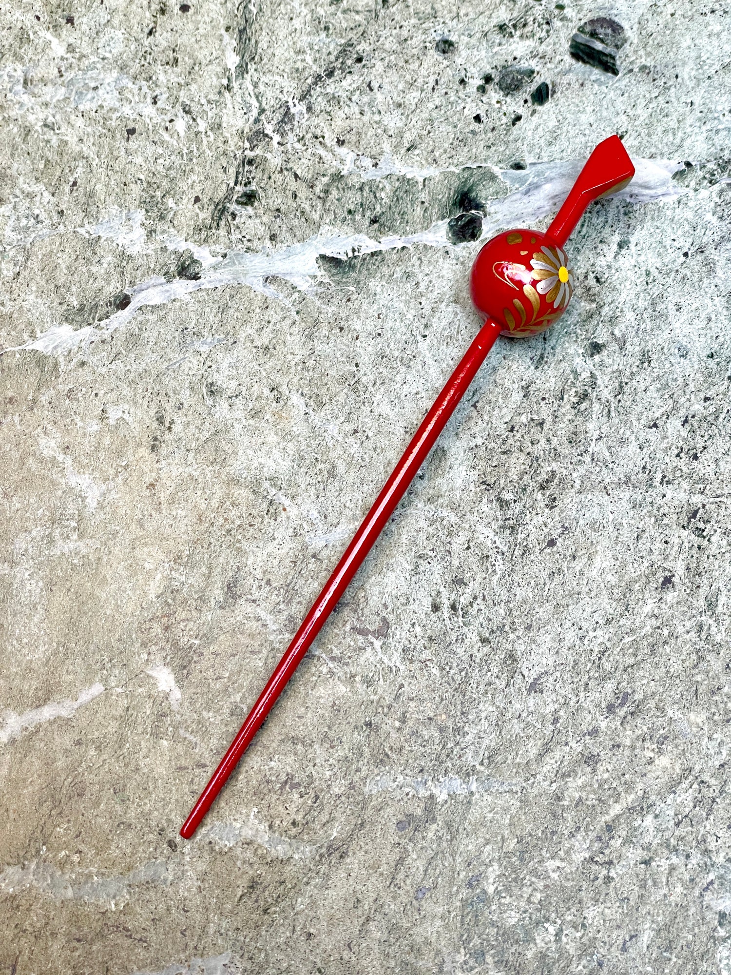 Hair Accessory Tama Ball with Red