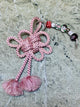 Obijime Bag Charm Lilac in Silk