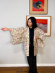 Haori Double Layerd Leaves Cutouts with Shimmer