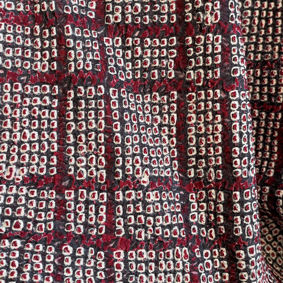 Haori in Shibori Technique Purple Silk