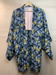 Haori Vintage Plute in Grey and Yellow
