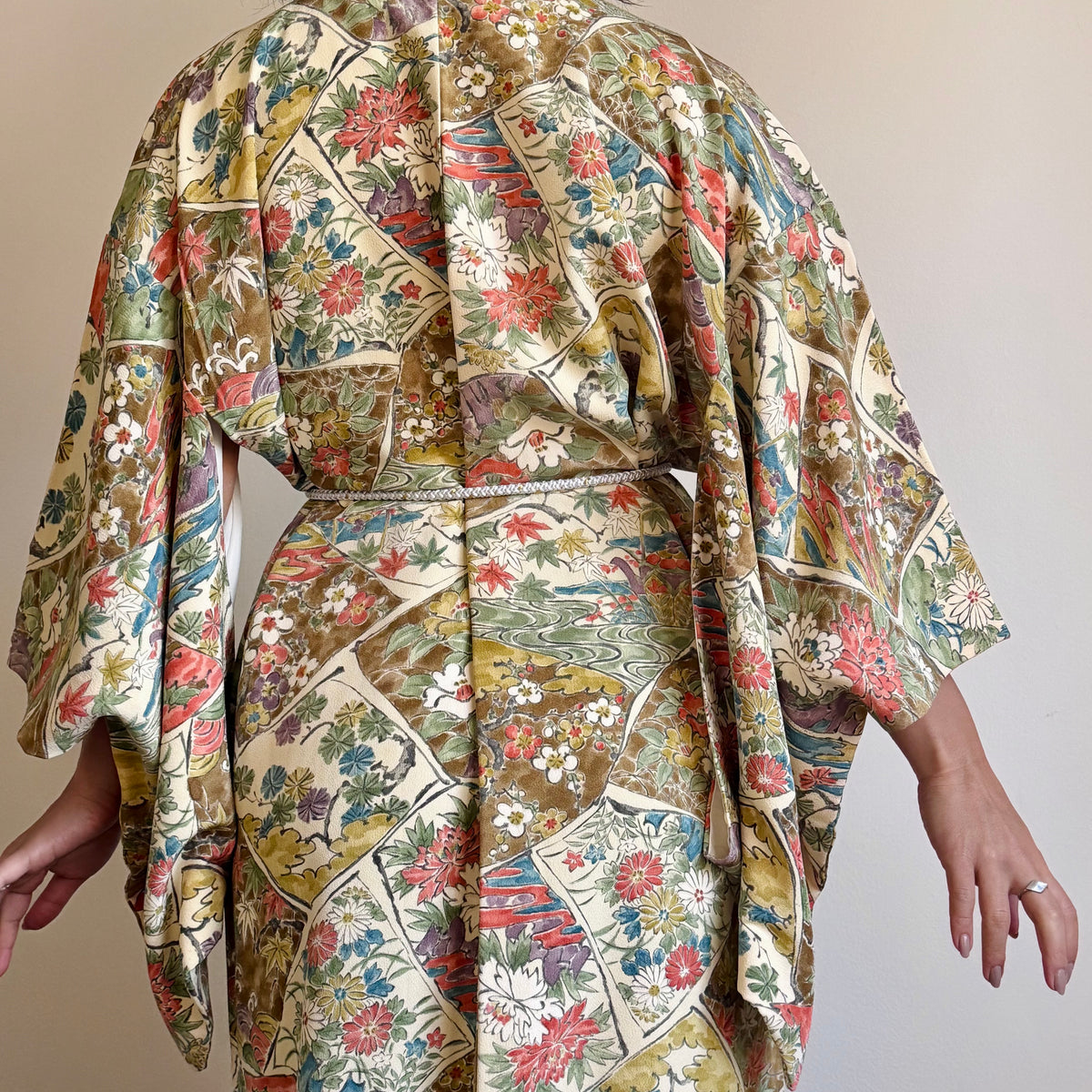 Kimono Primavera Drawings Japanese Flowers