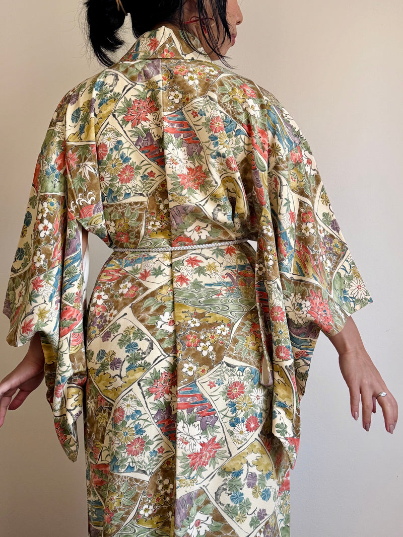 Kimono Primavera Drawings Japanese Flowers