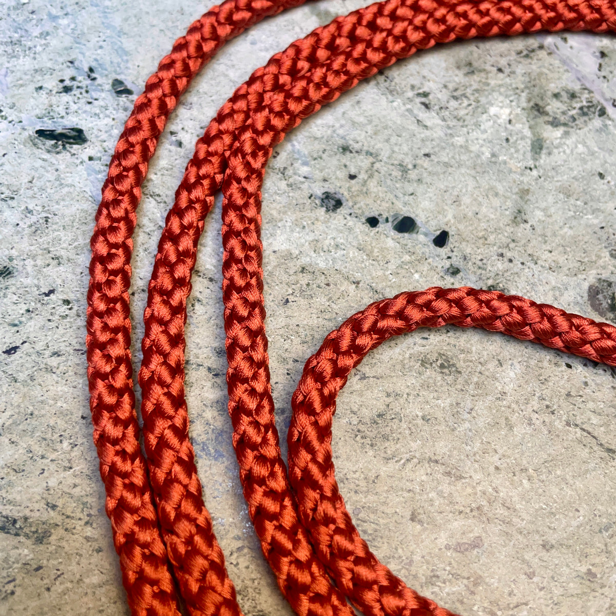 Obijime Belt Round in Red Clay Silk