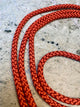 Obijime Belt Round in Red Clay Silk