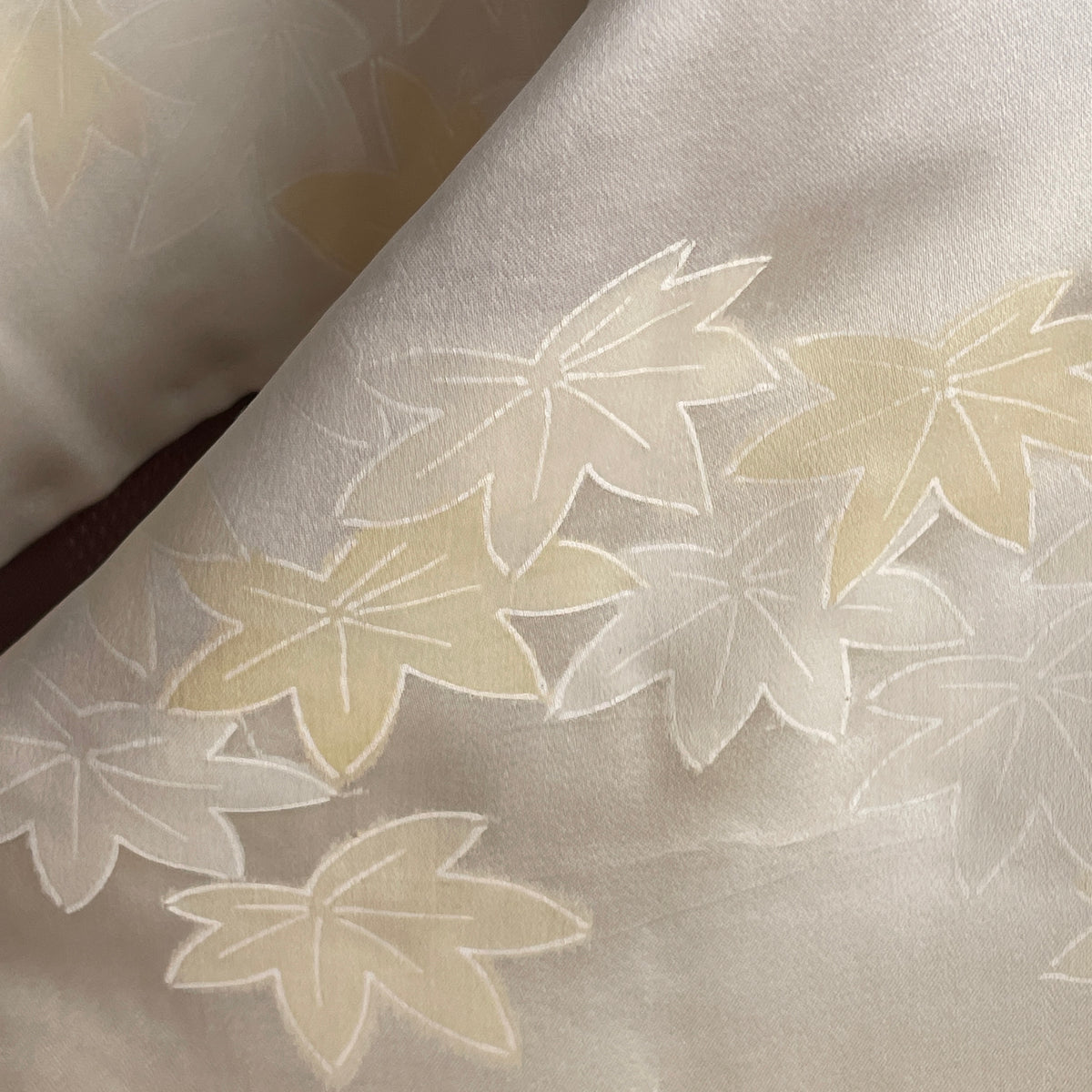 Haori Mauve Lavander with Bubbles Texture in Silk