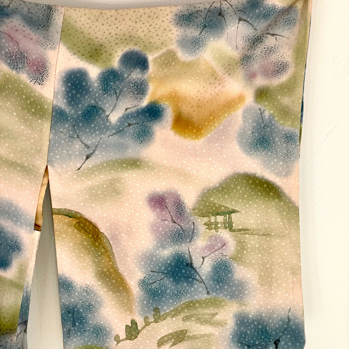 Haori Dreamy Watercolor Garden in Silk