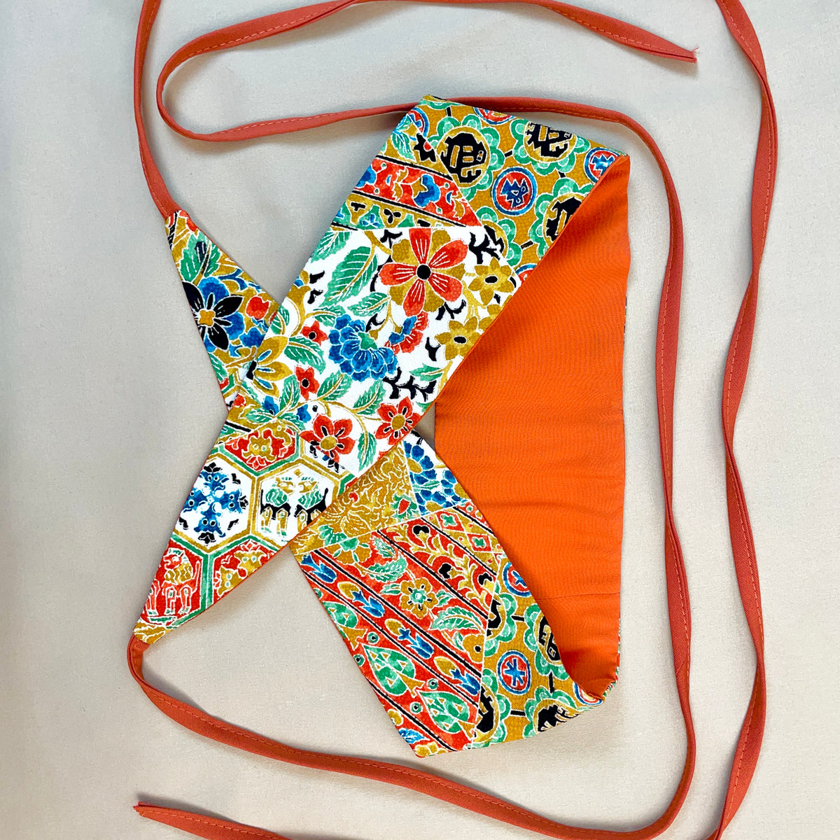 Belt Colorful Jardin in Kimono Silk