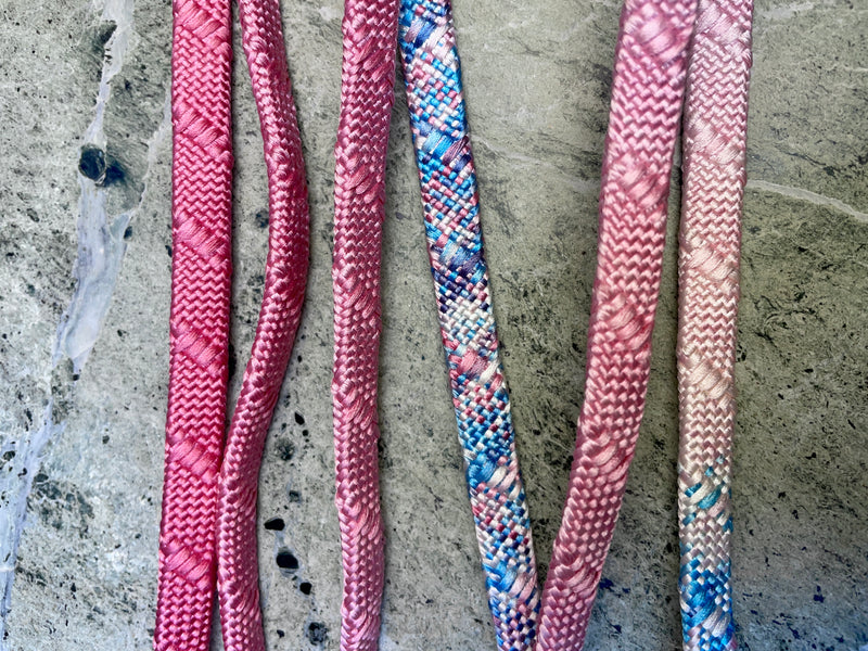 Obijime Belt Flat Blue and Pink Ombre in Silk